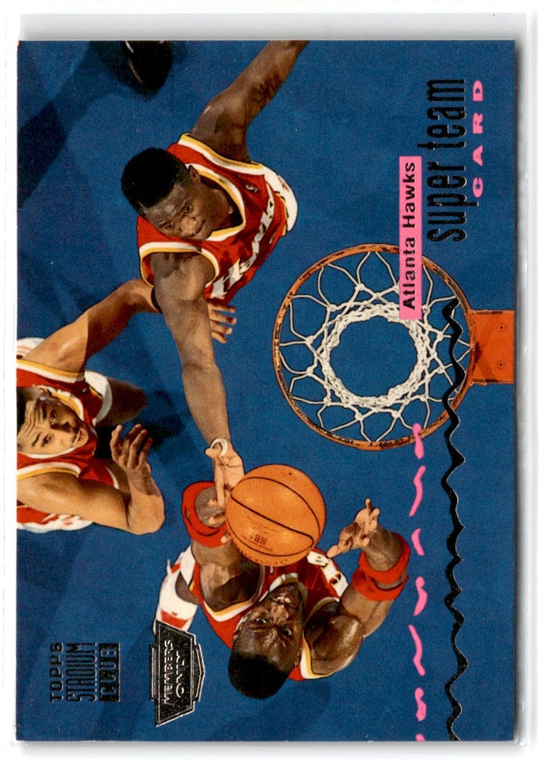 1993 Stadium Club Super Teams Atlanta Hawks