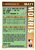1996 Topps Matt Morris #232 Rookie