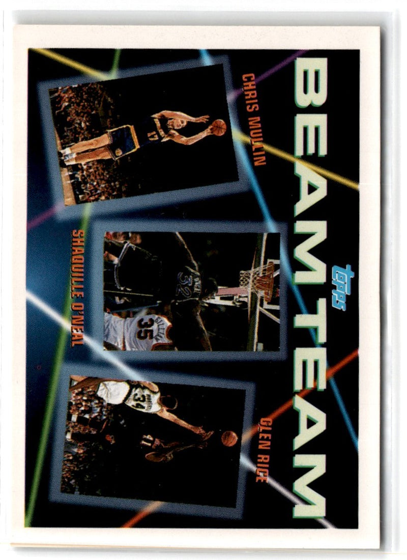 1992 Topps Beam Team Glen Rice/Shaquille O'Neal/Chris Mullin