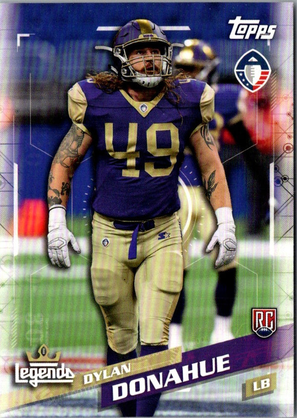 2019 Topps AAF Dylan Donahue #124 Rookie