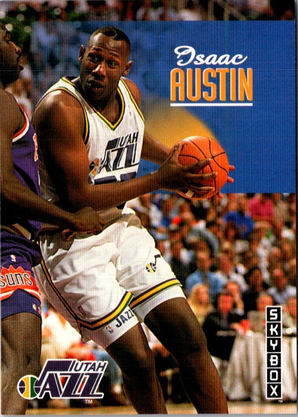 1992 SkyBox Isaac Austin #402 Rookie