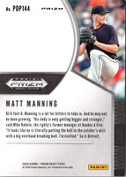 2020 Panini Prizm Warming in the Pen Matt Manning #WIP-4