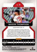 2022 Panini Prizm Mason Thompson #28