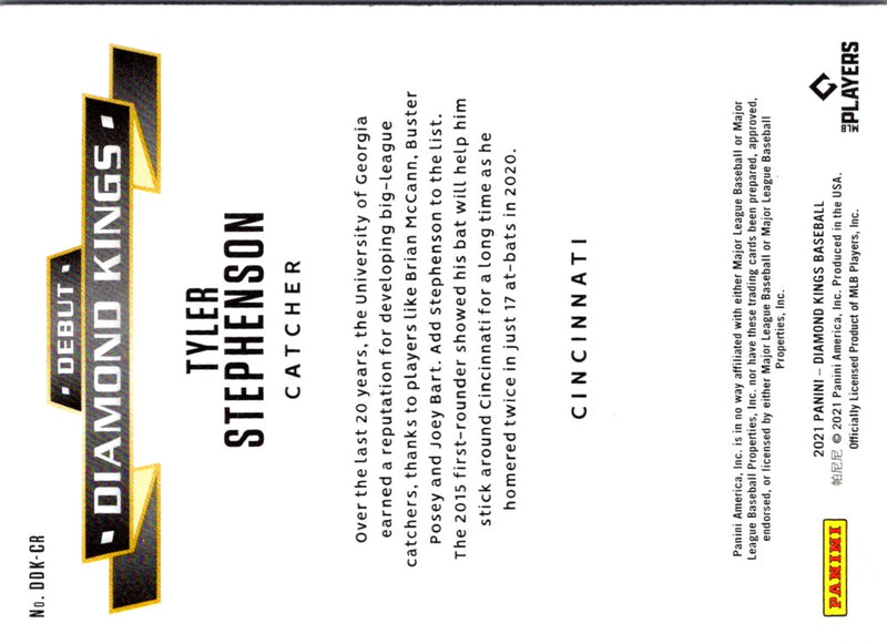 2021 Panini Diamond Kings Debut Tyler Stephenson