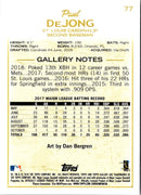 2018 Topps Gallery Paul DeJong