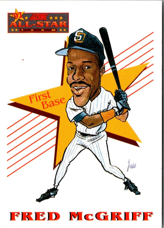 1993 Score Fred McGriff #528