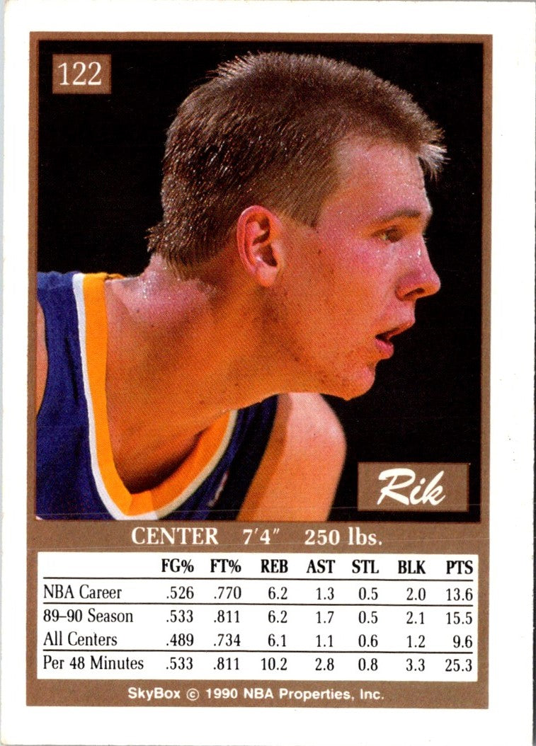 1990 SkyBox Rik Smits