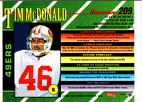1993 Bowman Tim McDonald #209