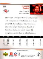 2007 Upper Deck Star Rookies Rookie Exclusives Edition Dwayne Bowe #285