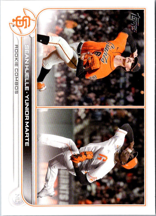 2022 Topps Update Sean Hjelle/Yunior Marte #US246