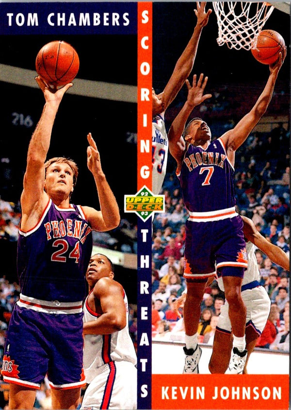 1992 Upper Deck Tom Chambers/Kevin Johnson #64