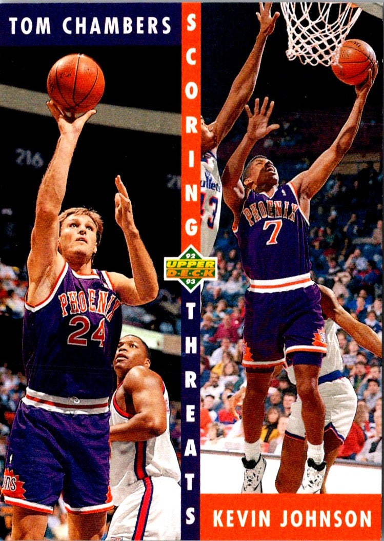 1992 Upper Deck Tom Chambers/Kevin Johnson