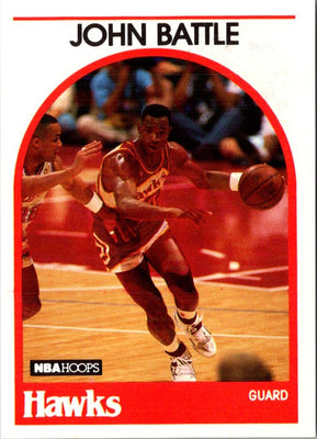 1989 Hoops John Battle #154 Rookie