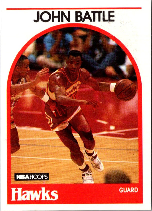 1989 Hoops John Battle #154 Rookie