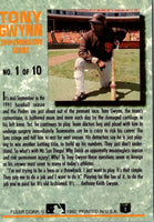 1992 Ultra Tony Gwynn Commemorative Series Tony Gwynn #1