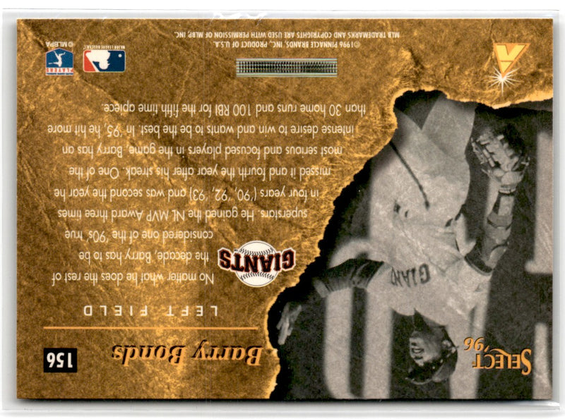1996 Select Barry Bonds