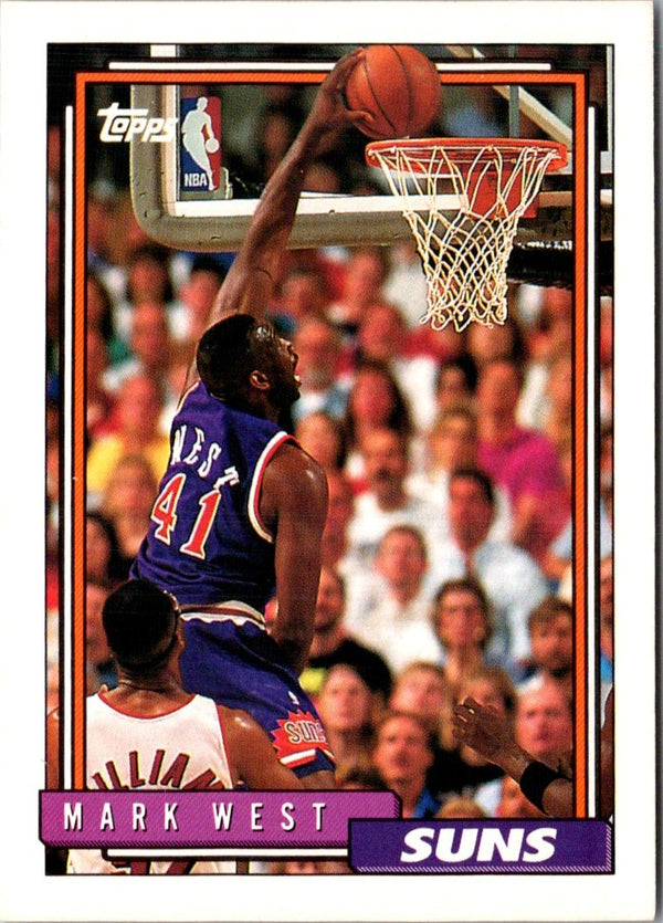 1992 Topps Gold Mark West #160