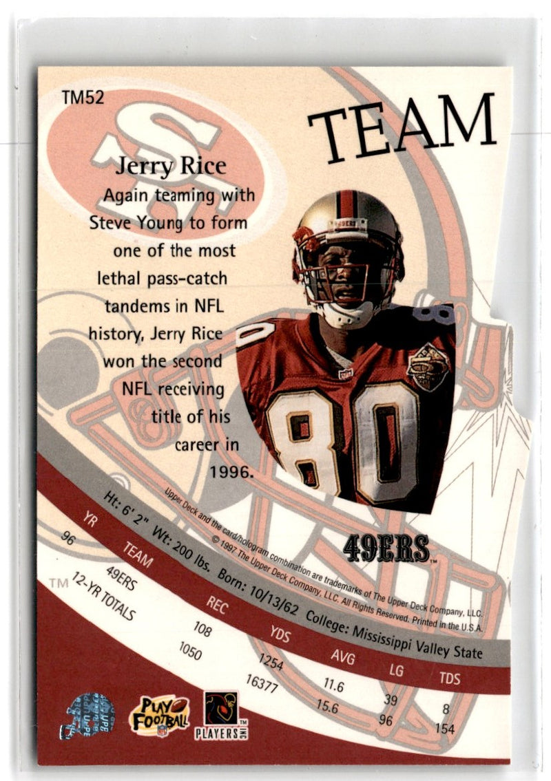 1997 Upper Deck Team Mates Jerry Rice