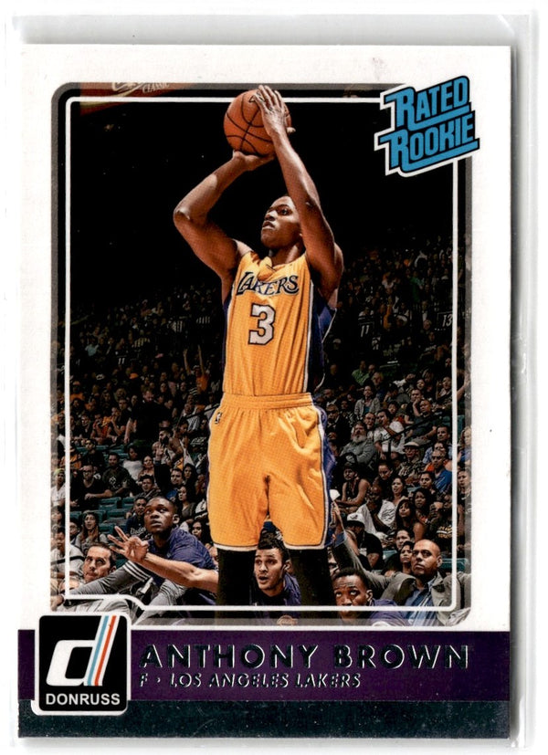 2015 Donruss Anthony Brown #201 Rookie