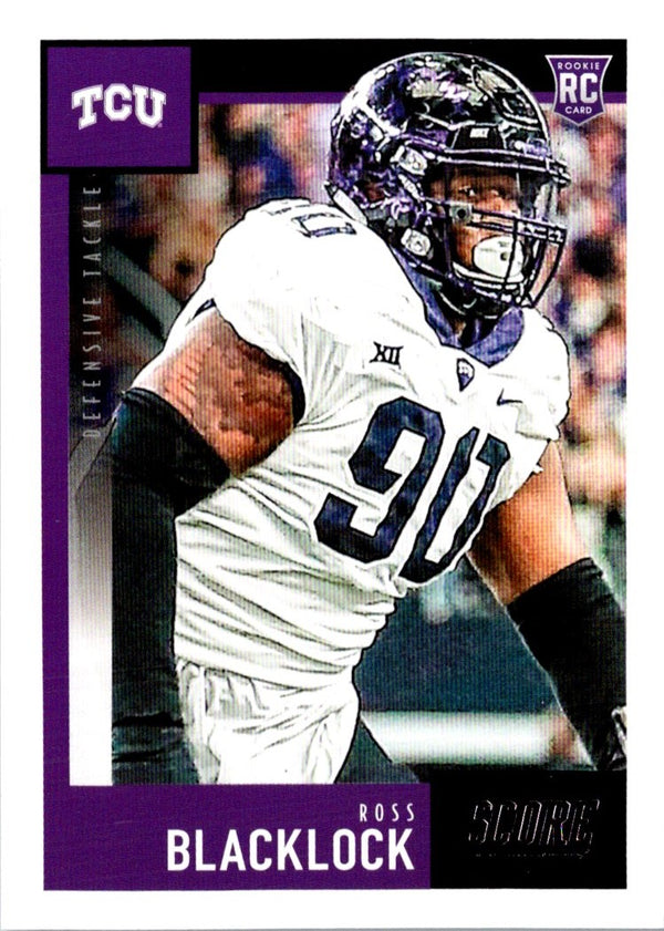 2020 Score Purple Ross Blacklock #345