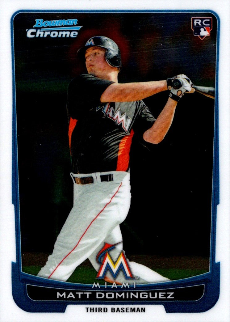 2012 Bowman Chrome Matt Dominguez