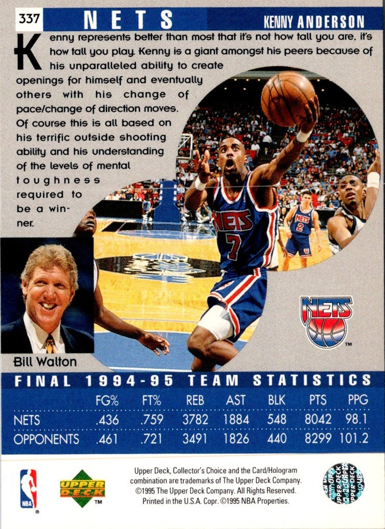 1995 Collector's Choice Japanese Kenny Anderson