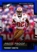 2017 Donruss Press Proof Blue Torrey Smith