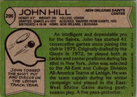 1978 Topps John Hill #296