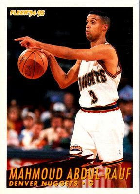 1994 Fleer Mahmoud Abdul-Rauf #56