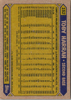 1987 Topps Toby Harrah #152