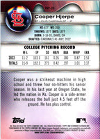 2023 Bowman Platinum Top Prospects Cooper Hjerpe #TOP-25
