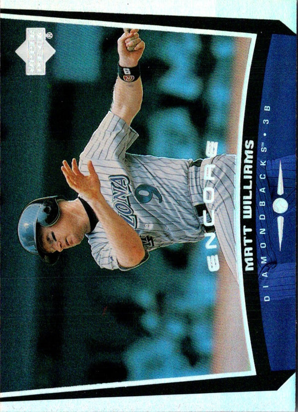 1999 Upper Deck Encore Matt Williams #5