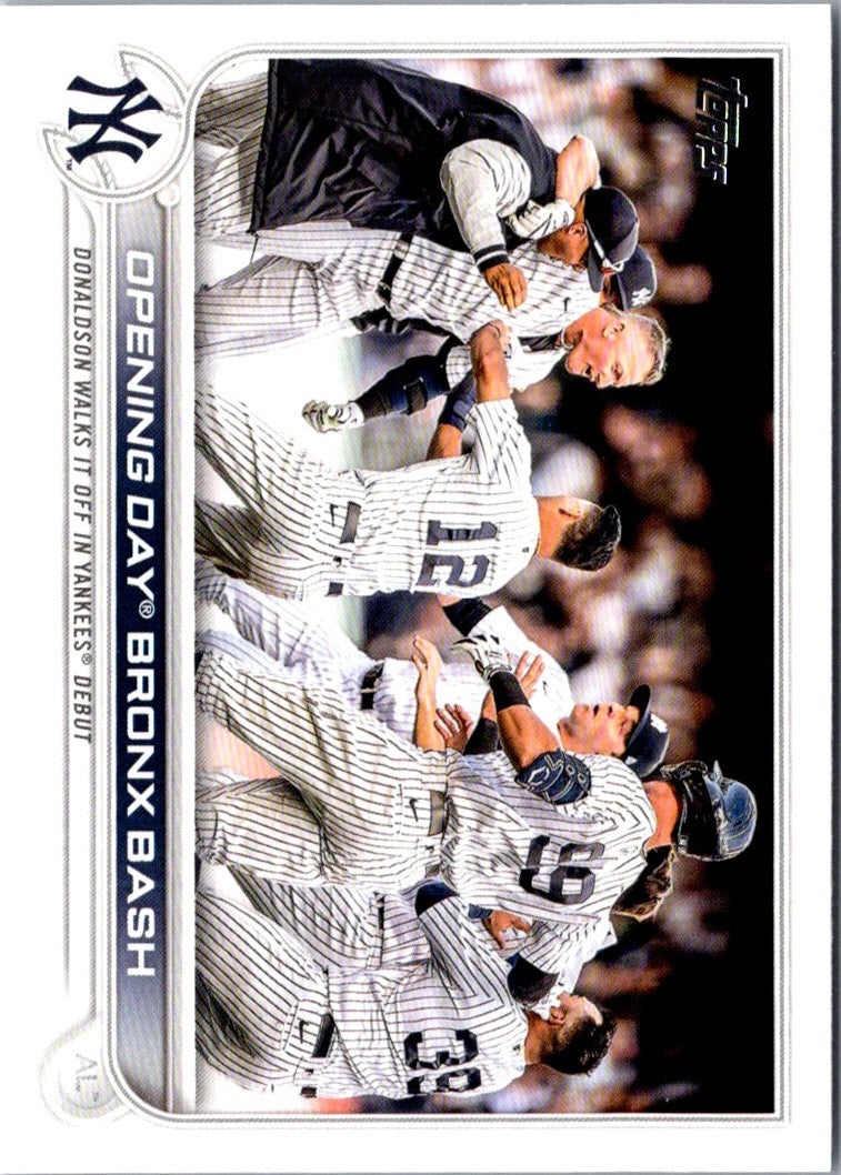 2022 Topps Update Opening Day Bronx Bash (Josh Donaldson/Aaron Judge)