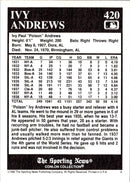 1992 Conlon Collection TSN Ivy Andrews