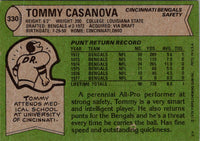 1978 Topps Tommy Casanova #330