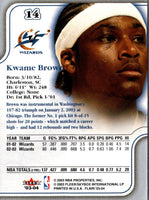 2003 Flair Kwame Brown #14