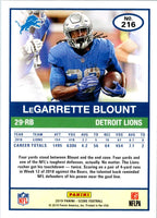 2019 Score LeGarrette Blount #216