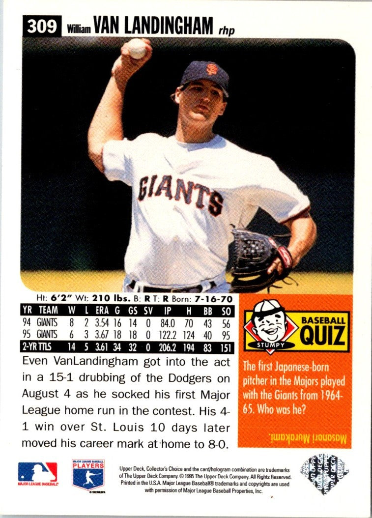 1996 Collector's Choice William Van Landingham