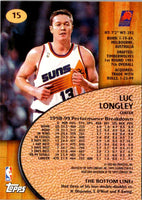 1999 Stadium Club Luc Longley #15