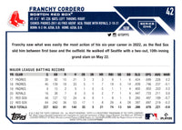 2023 Topps Franchy Cordero #42
