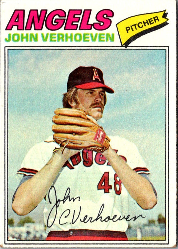 1977 Topps John Verhoeven #91 Rookie