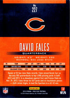 2014 Panini Prestige David Fales #227 Rookie