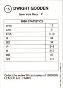 1989 Pacific Cards & Comics Big League All Stars (unlicensed) Dwight Gooden