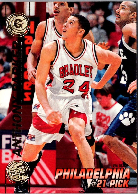 1997 Press Pass Double Threat Anthony Parker #21