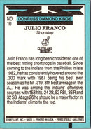1988 Donruss Super Diamond Kings Julio Franco