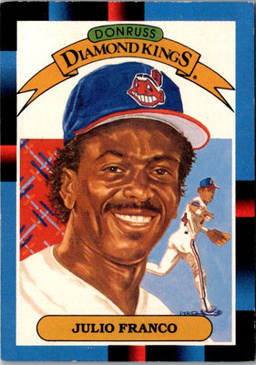 1988 Donruss Super Diamond Kings Julio Franco #10