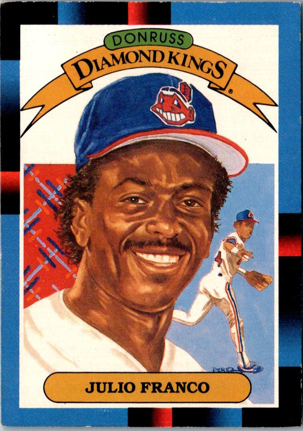 1988 Donruss Super Diamond Kings Julio Franco #10