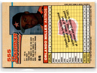 1992 Bowman Orlando Miller #555 Rookie