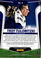 2015 Panini Prizm Field Pass Troy Tulowitzki #5