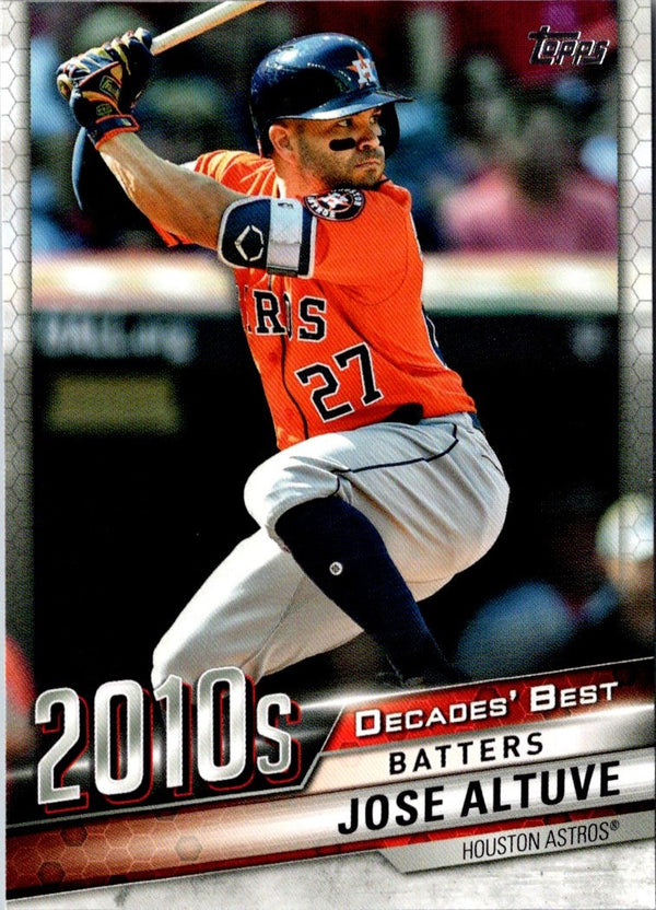 2020 Topps Update Decades' Best Jose Altuve #DB-80